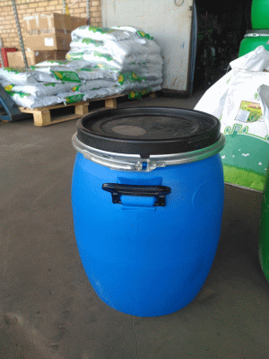 Использовать бочку объемом 48 литров удобно и в теплице, и в саду, и для приготовления домашних солений. Цвет - Синий