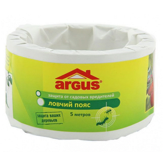 Ловчий пояс Argus - поможет сохранить Ваш урожай, защитит от насекомых-вредителей